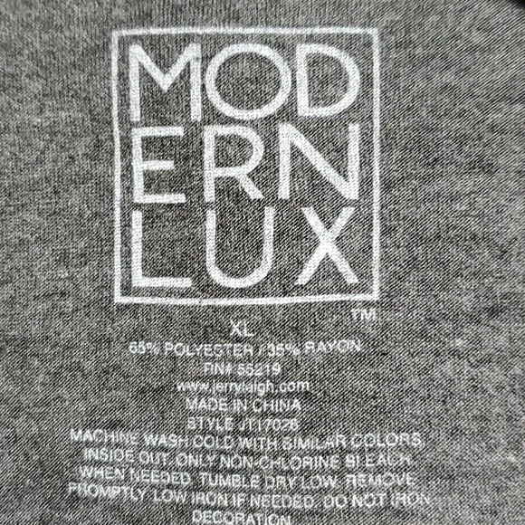 MODERN LUX Short sleeves women's tee shirt size XL - Picture 4 of 4